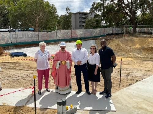 Blessing of site for new Pre School December 2020