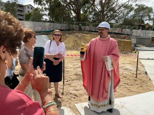 Blessing of site for new Pre School December 2020
